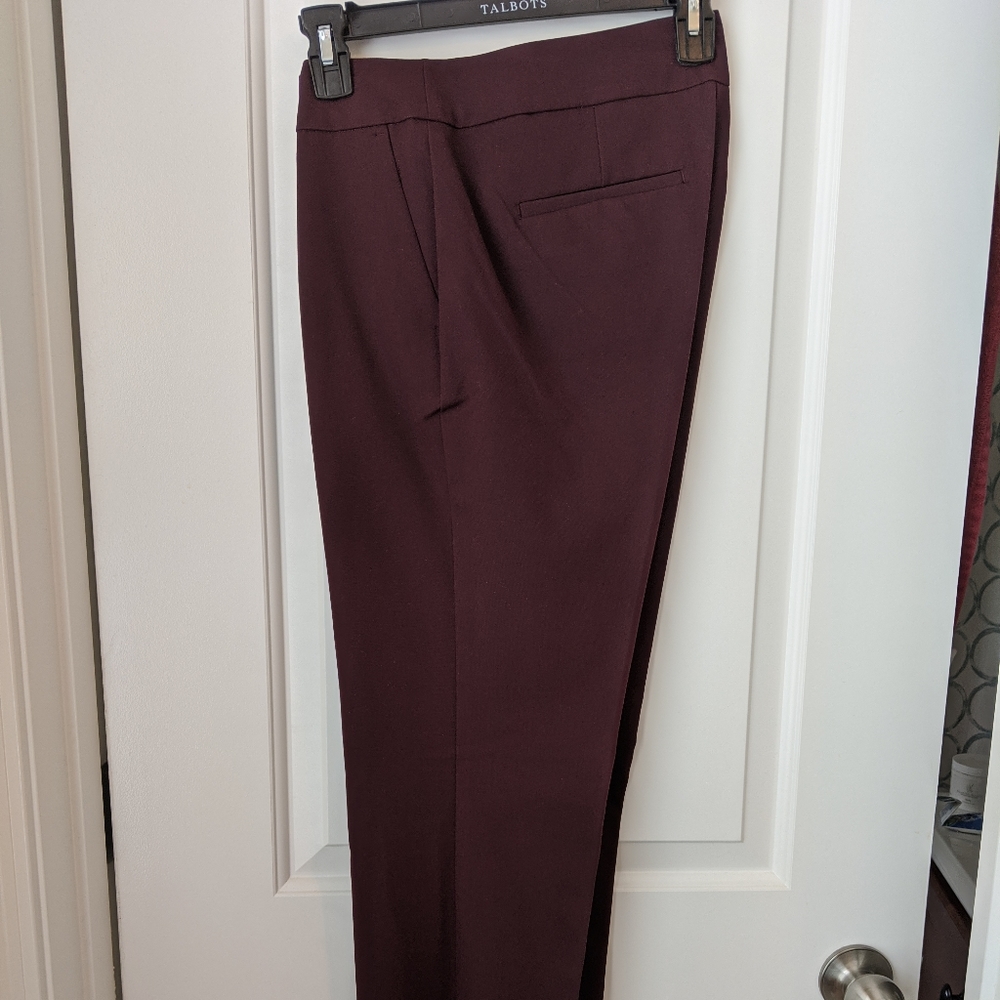 Ann Taylor maroon dress pants, never worn